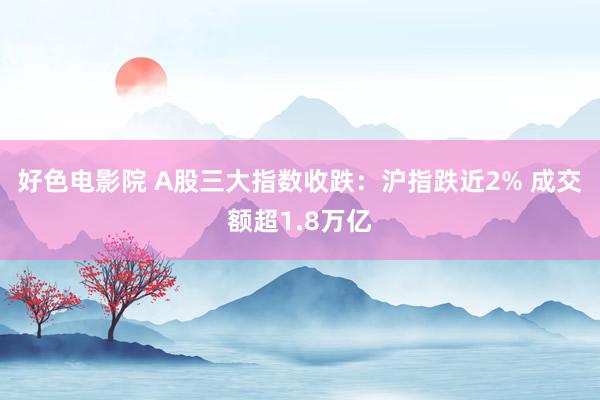 好色电影院 A股三大指数收跌：沪指跌近2% 成交额超1.8万亿